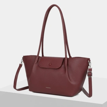 Luigisanto RX268118 bordowa duża torebka damska shopperka A4