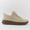 Półbuty damskie RIEKER Beżowe sportowe sneakersy Antistress wsuwane N1357