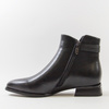 Botki damskie CAMBELL Czarne skórzane ocieplane eleganckie 55317