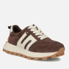 Filippo 6743 brązowe sneakersy damskie zamszowe na platformie
