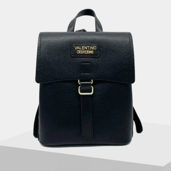Valentino Creations VA-7085 czarny plecak damski z klapą