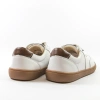 Potocki 19508 białe skórzane półbuty damskie barefoot