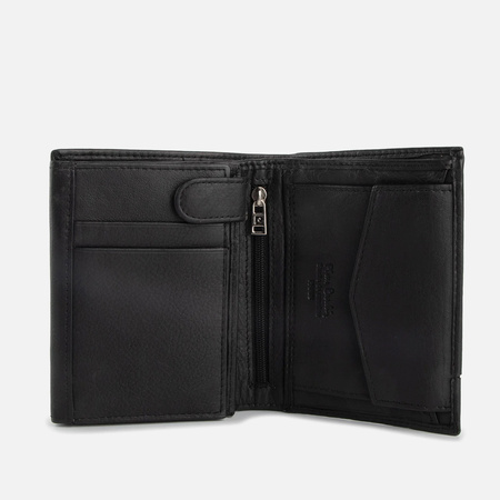 Portfel Męski duży PIERRE CARDIN Skórzany Elegancki czarny RFID Tilak15 326