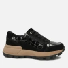 Filippo 7988 czarne sneakersy damskie skórzane na platformie
