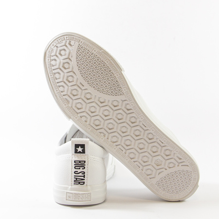 Trampki damskie BIG STAR Białe półbuty sneakersy tenisówki TT274016