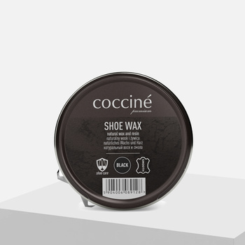 Klasyczna czarna pasta do butów - COCCINE SHOE WAX 40g