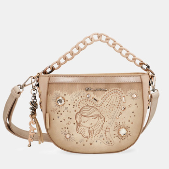 Torebka ANEKKE owalna torba na ramię Studio beżowa 38763-405