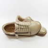 Potocki 19503 Beżowe skórzane półbuty damskie barefoot