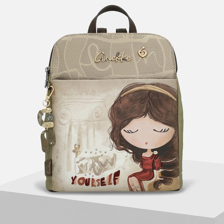 Plecak damski ANEKKE MUSE Kwadratowy z dwoma komorami 42705-073