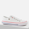 Trampki damskie BIG STAR Białe półbuty sneakersy tenisówki TT274022
