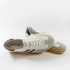 GOODIN 2102 biało-szare sneakersy damskie skórzane retro