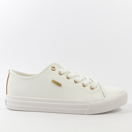 Trampki damskie BIG STAR Białe półbuty sportowe tenisówki RR274748