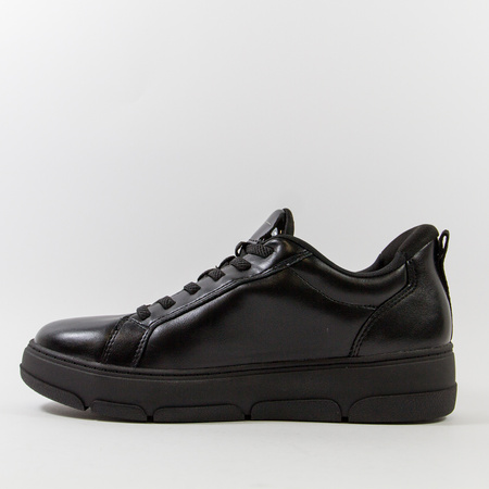 Sneakersy damskie TAMARIS Czarne półbuty sportowe STEP-IN 23758