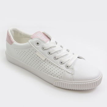 Trampki damskie BIG STAR Białe oddychające Ażurowe Półbuty HH274073