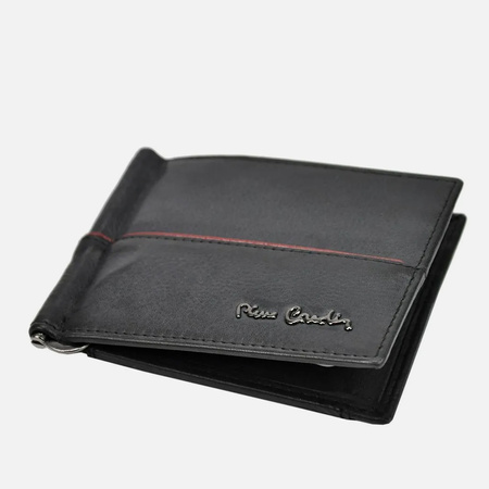 Męski portfel skórzany Pierre Cardin  Czarny elegancki TILAK38 8858A