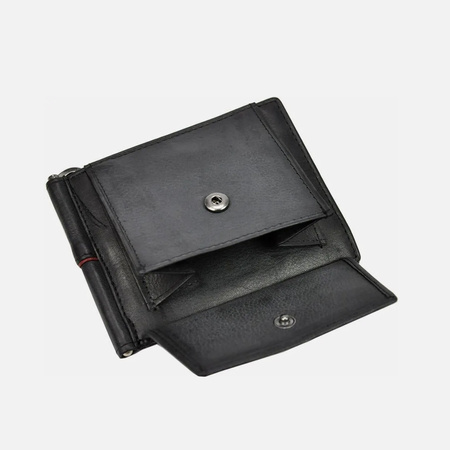 Męski portfel skórzany Pierre Cardin  Czarny elegancki TILAK38 8858A