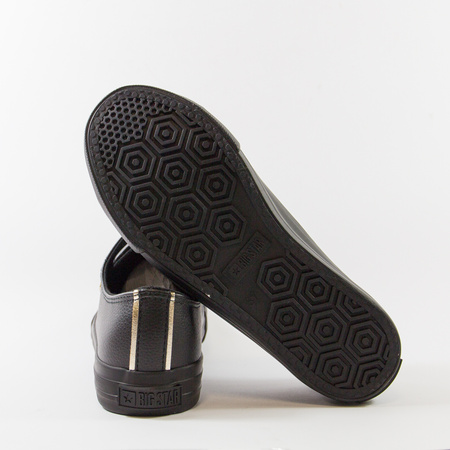 Trampki damskie BIG STAR czarne półbuty sneakersy tenisówki RR274749