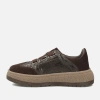 Filippo 7978 brązowe sneakersy damskie skórzane na platformie