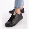Trampki damskie BIG STAR czarne półbuty sneakersy tenisówki RR274749