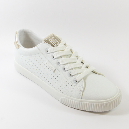 Trampki damskie BIG STAR Białe półbuty sneakersy tenisówki TT274020