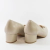 Galant 4507 komfortowe czółenka damskie beżowe Relax