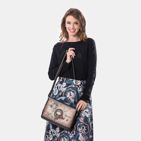 Torebka ANEKKE Listonoszka Real torba na ramię z 3 przegrodami 41703-184