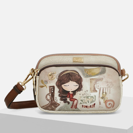 Torebka ANEKKE MUSE Torba Trzykomorowa Listonoszka na ramię 42703-445