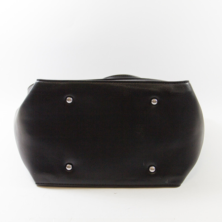 Torebka damska Shopperka Czarna Z paskami 885587