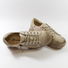 Sneakersy damskie CAMBELL Beżowe skórzane półbuty na platformie 19305