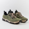 Półbuty damskie RIEKER Sneakersy zielone Trzewiki Antistress 45973-54