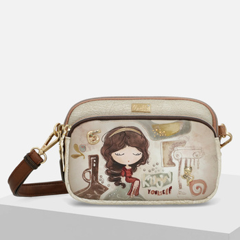 Torebka ANEKKE MUSE Torba Trzykomorowa Listonoszka na ramię 42703-445