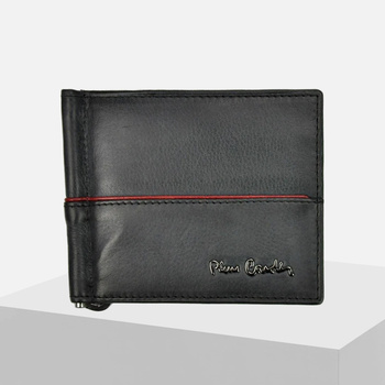 Męski portfel skórzany Pierre Cardin  Czarny elegancki TILAK38 8858A