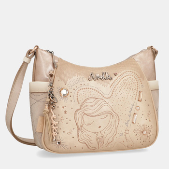 Torebka damska ANEKKE Duża torba na ramię typu Studio w kolorze nude 38763-002