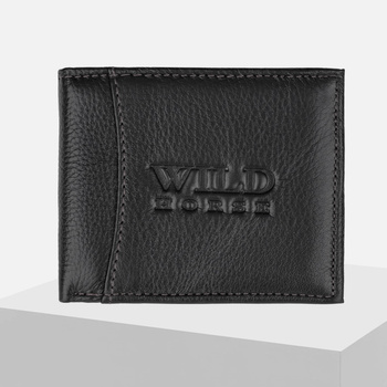 Męski portfel skórzany WILD HORSE CzarnY z RFID