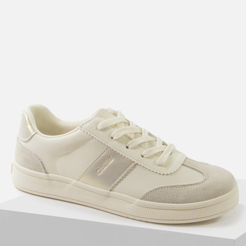 Sneakersy damskie BIG STAR 274155 Beżowe półbuty casual zamszowe