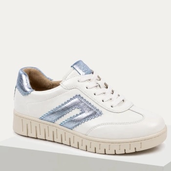 Caprice 23762 sneakersy damskie skórzane białe sportowe