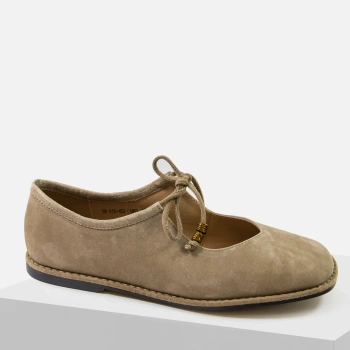 T.Sokolski W26-452 balerinki damskie beżowe zamszowe