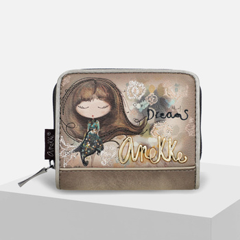 Portfel damski ANEKKE Real mały z ochrona RFID 41709-903