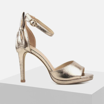 Sandały POTOCKI 21037 Eleganckie Złote