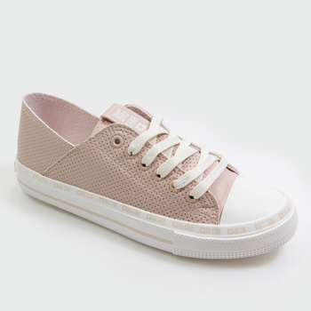 Trampki damskie BIG STAR Różowe oddychające Ażurowe Półbuty LL274015