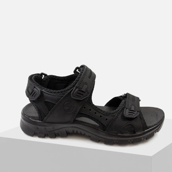 Sandały damskie ARTIKER Skórzane czarne sportowe wygodne 54C1299