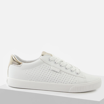 Trampki damskie BIG STAR Białe półbuty sneakersy tenisówki TT274020