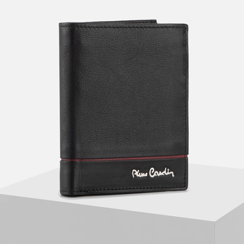 Portfel Męski duży PIERRE CARDIN Skórzany Elegancki czarny RFID Tilak15 326