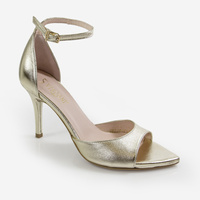 Sandały VISCONI 7593 Złote Skórzane